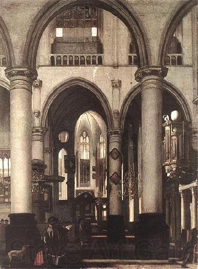 Emanuel de Witte Interior of a Church France oil painting art